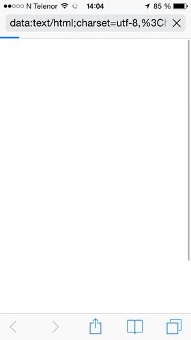 Dette kommer opp før appen åpnes på iPhone.