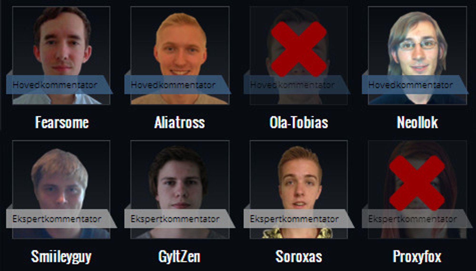 Her ser du hvilke League of Legends-kommentatorer som fortsatt er med.