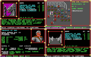 Bilder fra Pool of Radiance (bilde: Wikipedia).