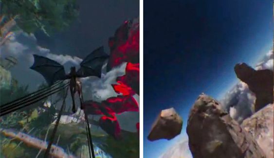 Med Oculus Rift-brillene på, kan man velge nøyaktig hvordan turen skal se ut.