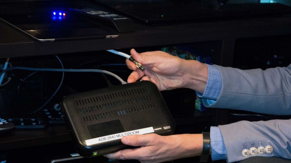 Se TV fra en såkalt «zapper» uten TV-kabelen plugget i. .