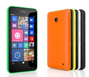 Nokia Lumia 630 (det er den oransje modellen som er premien).