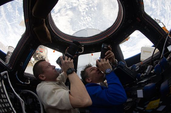 NASA deler veldig mange bilder fra ISS.