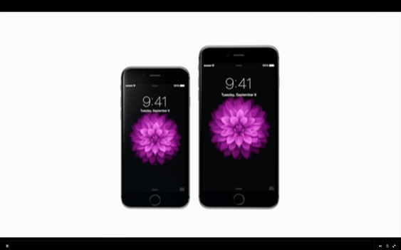 Slik ser de to nye modellene ut - iPhone 6 og iPhone 6 Plus.