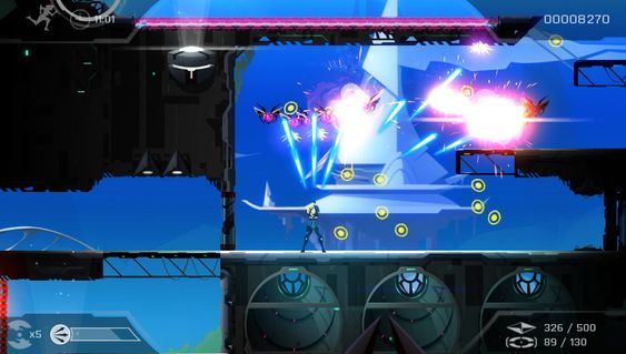 Kai er både akrobatisk og flink med våpen. (Skjermbilde: FuturLab/Sony Computer Entertainment).
