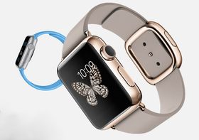 Dette er så langt det eneste i Apples sortiment som har en skjerm laget av kun safirglass. iPhone har så langt bare fått safirglass over fingeravtrykksknappen.