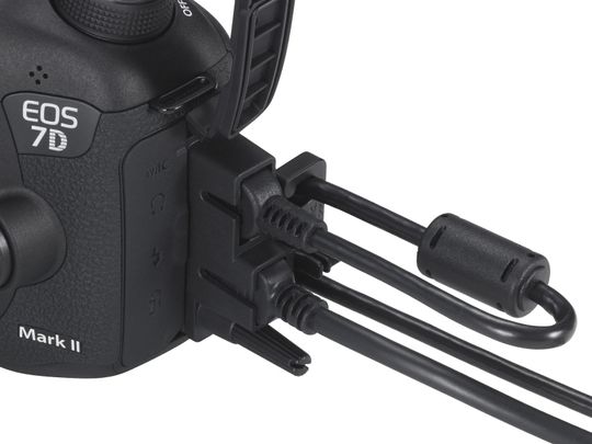 7D Mark II gir deg mange tilkoblingsmuligheter.