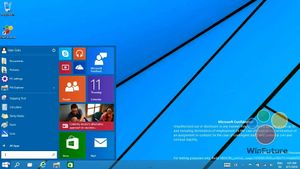Start Menu back in Windows 9, and it is divided into two. The traditional menu is p & # xE5, left, while tile wall takes place on & # xE5, the h & # XF8; swarm..