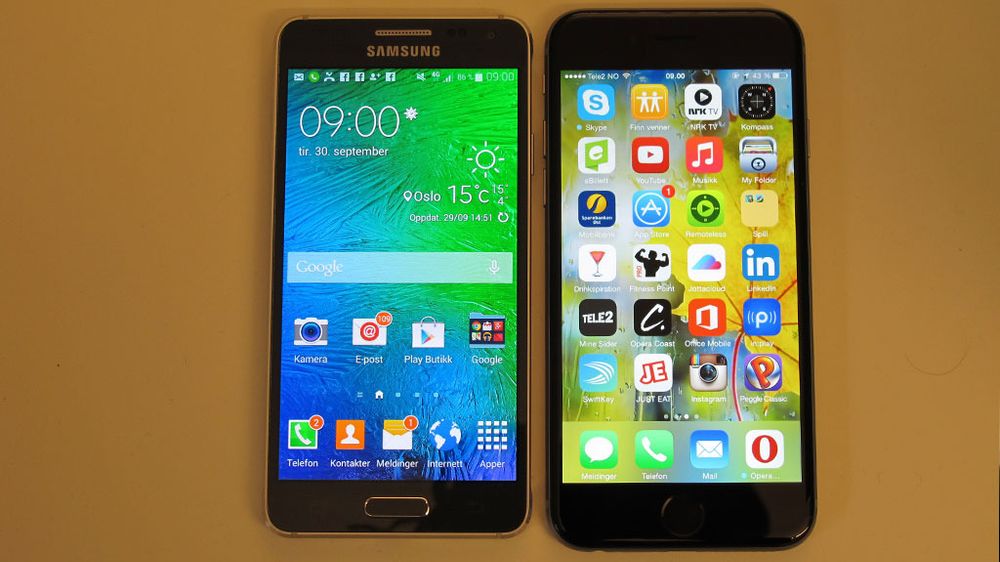 iPhone 6 er blant alternativene med samme skjermstørrelse og toppspesifikasjoner. Men den er både større og dyrere.