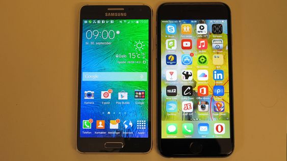iPhone 6 er blant alternativene med samme skjermstørrelse og toppspesifikasjoner. Men den er både større og dyrere.