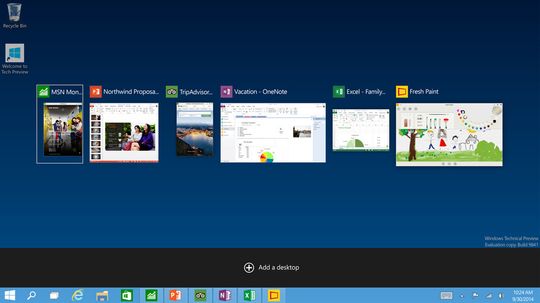 & # xab; Task View & # xbb ;.