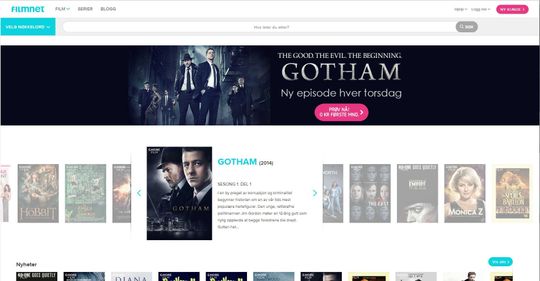Filmnet, skjermdump 7.10.2014.