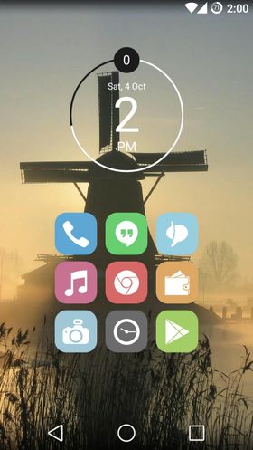 Forumbrukeren Bear96 har tatt det helt ut. Han har både Cyanogenmod 11, i tillegg til launcheren Apex Launcher. Kombinert med egne ikoner fra Veronica Icon Pack er resultatet en kjempelekker hjemskjerm. .