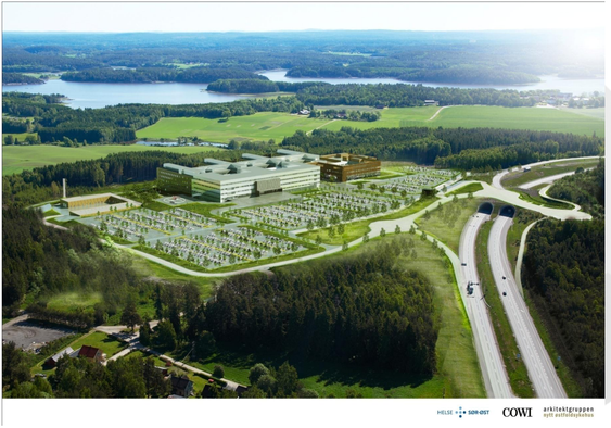 Det nye sykehuset i Østfold blir massivt, og har 3200 rom.