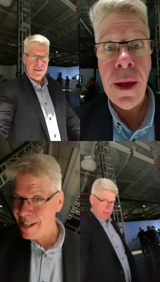 Kameraet kan sette sammen fire og fire bilder.
