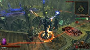 Deathtrap blander actionrollespill og tårnforsvar. (bilde: Neocore Games).