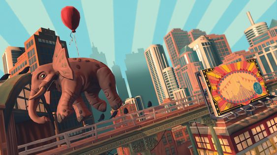Jeg har nok sett nesten alt som finnes, når jeg ser en elefant fly. (Bilde: Harmonix).