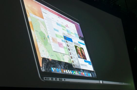 Federighi presenterer Yosemite.