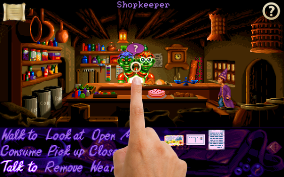 Da Simon the Sorcerer ble gjenutgitt på iOS for et par år siden, valgte utviklerne å legge med både det originale midi-sporet og James forbedrede versjon.