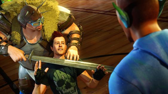 Dette er kanskje én hovedperson, men det er ikke min - min er mye søtere. (Bilde: Insomniac Games).