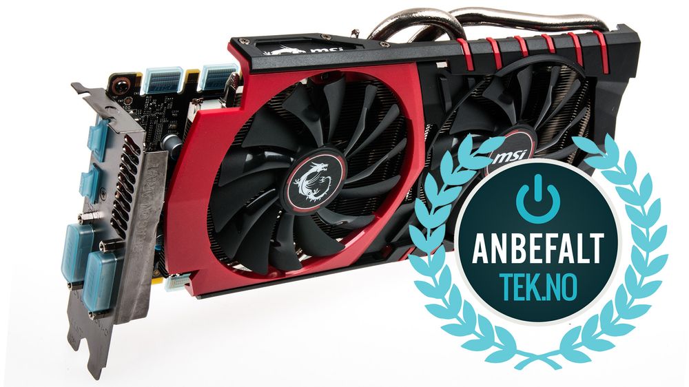 Lav støy, god pris og fantastisk ytelse gjør MSI GeForce GTX 970 Gaming 4G Twin Frozr V til vårt absolutte førstevalg i dag.