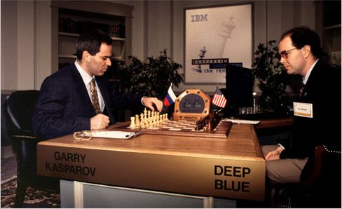 Kasparov taper 3½–2½ mot Deep Blue i 1997