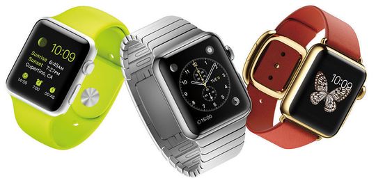 KLOKKE MED NY TID: Apple Watch ble avduket på tampen av en pressekonferanse hvor både iPhone 6 og Apple Pay også skulle presenteres. Dermed ble tiden på Apple Watch justert til 10:09.