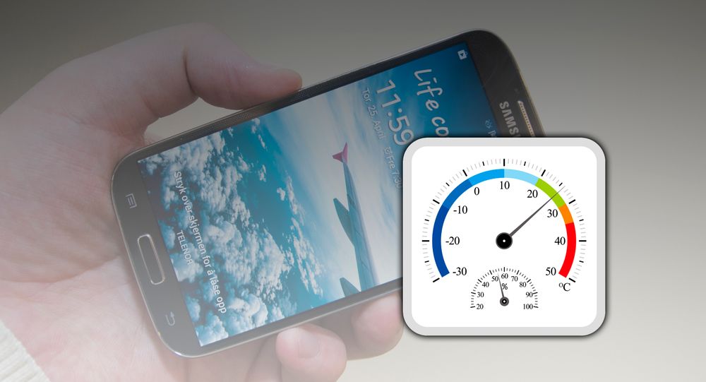 Enkelte telefoner kommer med sensorer for temperatur og luftfuktighet. Så langt er det imidlertid et godt stykke mellom telefonene som kommer med disse sensorene.