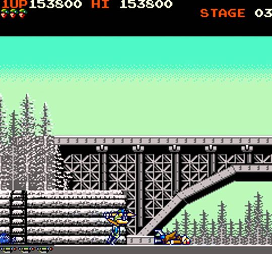 Brutale Rush'n Attack foregår åpenbart i de sibirske skoger.