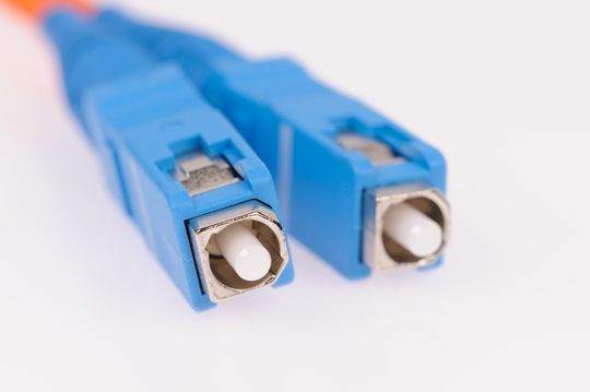 To Fibre Chanell-kontakter.