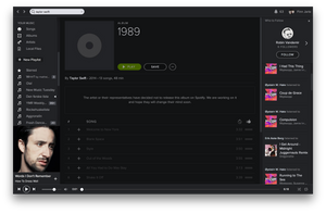 Swifts nye album rakk aldri å dukke opp på Spotify før stjernen trakk hele katalogen sin fra tjenesten.