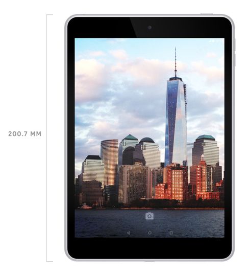 Slik ser Nokias nye N1 ut. På innsiden er det helt annerledes på alle vis, men på utsiden likner det mye på Apples iPad Mini.