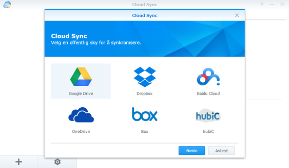 Synology fikk nylig bedre skystøtte via den nedlastbare modulen «Cloud Sync».