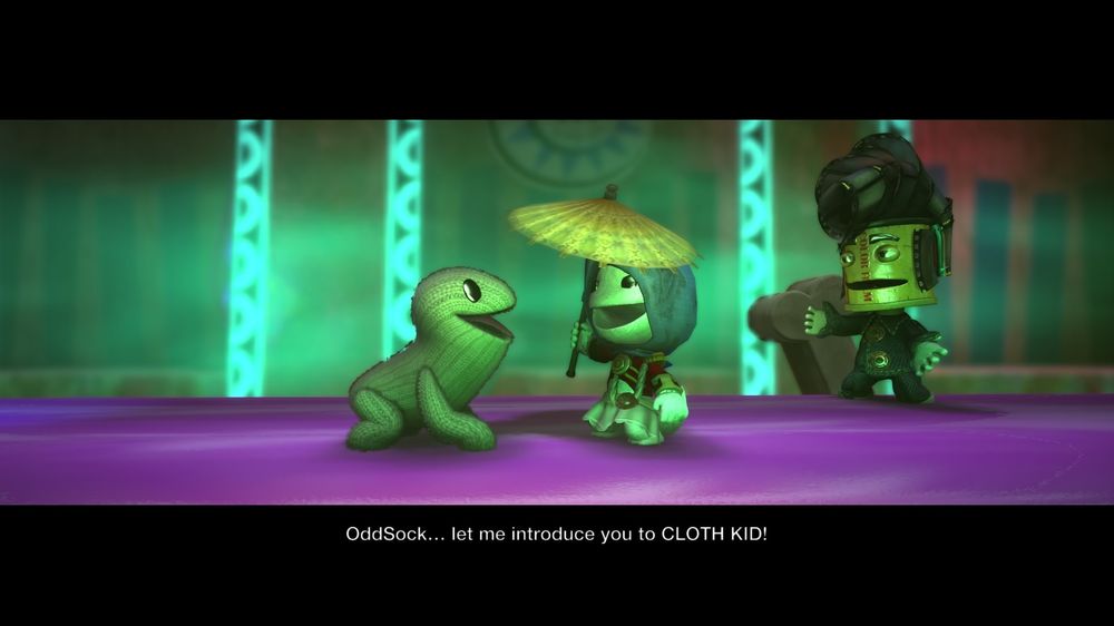 Oddsock, møt Sackboy.