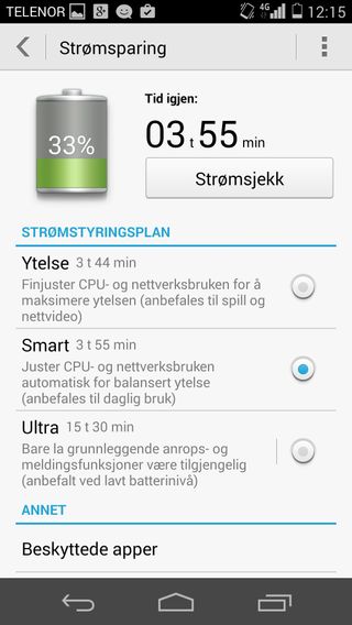 Honor 6 hjelper deg med å tyne mest mulig driftstid ut av batteriet.
