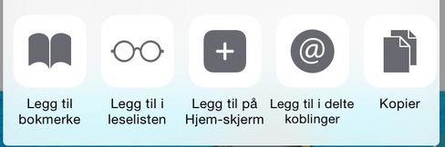 En siste hyllest til Steve Jobs. Brillene hans er blitt ikonet for å legge artikkler inn i leselisten.