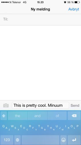 Minuum.