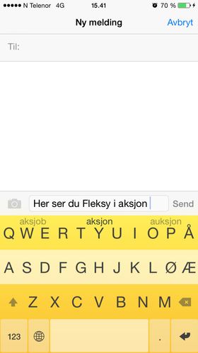 Fleksy.