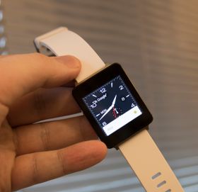 Spillet ble kjørt på en LG G Watch, som vi testet i fjor.