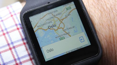 Dette dukket opp på skjermen når vi bare sa «Oslo».