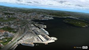 Oslo. Dette bildet er forøvrig tatt i P3D 2.4, og ikke FSX.