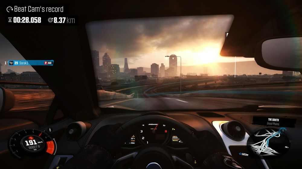 Jeg ble merkelig glad i cockpit-sikten, spesielt når jeg bare kjørte rolig rundt i byene.