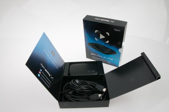 Slik ser det ut når du pakker ut Elgato Game Capture HD60.