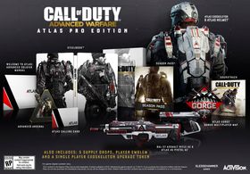 Call of Duty: Advanced Warfare Atlas Pro Edition har mye innhold.