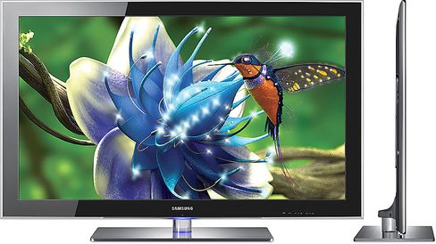 Inntoget av LED-baserte skjermer, som denne noe eldre Samsung-modellen, betød at skjermene kunne bli betraktelig tynnere enn de var før.