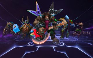 Et lite knippe av de figurene man kan spille som i Heroes of the Storm.