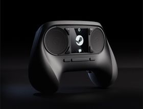 Slik så den opprinnelige Steam Controller-utgaven ut.