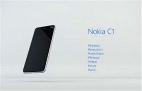 Dette bildet av Nokia C1 gikk rundene på ryktebørsen, men det viste seg å være laget av en fan.