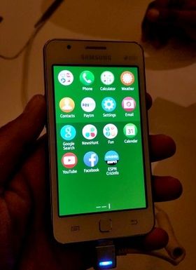 Tizen skiller seg ut med sine runde ikoner.