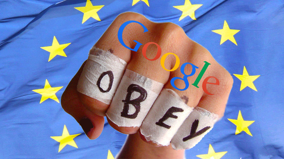 EU påla Google å lytte til personer som ville rydde opp i sine Google-treff.
